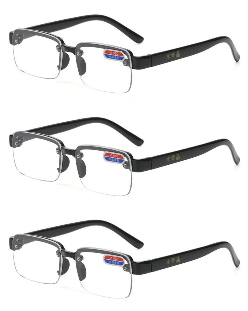 Очки для чтения с линзами из натурального хрусталя для мужчин и женщин с диоптриями +1.0~+4.0, очки для защиты глаз