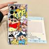 Cute Crayons Shinchan Case for Samsung Galaxy S23 Ultra S20 Plus S22 FE S26 Note 20 Ultra 10 S24 S21 S25 Edge Phone Cover