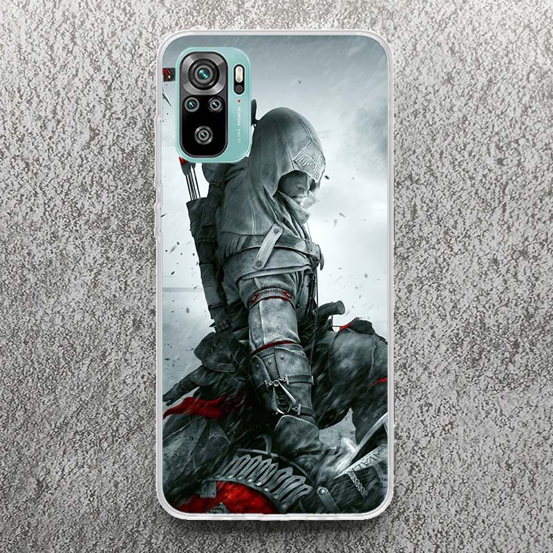 Мягкий чехол с принтом A-Assassins Game Creed для телефона Xiaomi Redmi Note 14 13 12S 11S, корпус телефона 10 Pro Plus 11E 11T 12 11 10S 5G