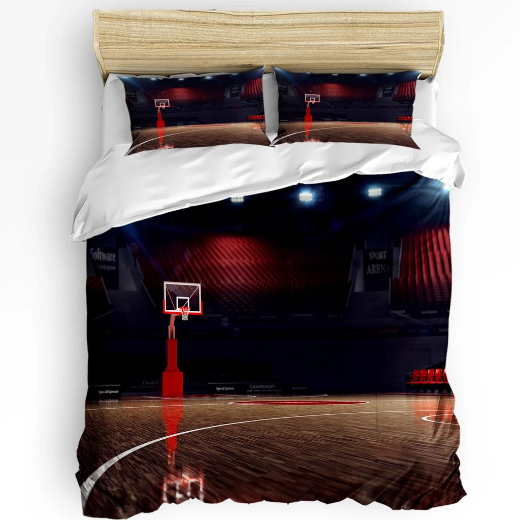 Пламя баскетбольный мяч коробка с принтом комфорт пододеяльник наволочка домашний текстиль пододеяльник для мальчика ребенок подросток девочка комплект постельного белья из 3 предметов