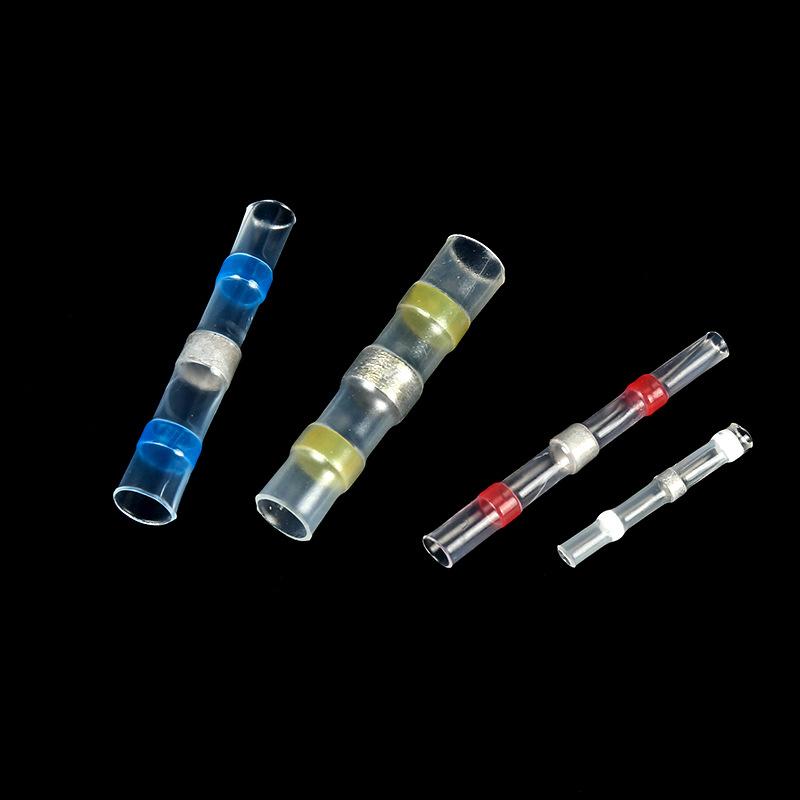 50/70/100Pcs Electric Copper Tape Solder Sleeve Waterproof Solder Seal Tin Ring Heat Shrink Butt Wire Connector Terminal