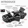 1:24 Dodge Challenger SRT Hellcat Redeye Muscle Alloy Diecast Car Model Computer Desktop DIY High Simulation Collection Ornament