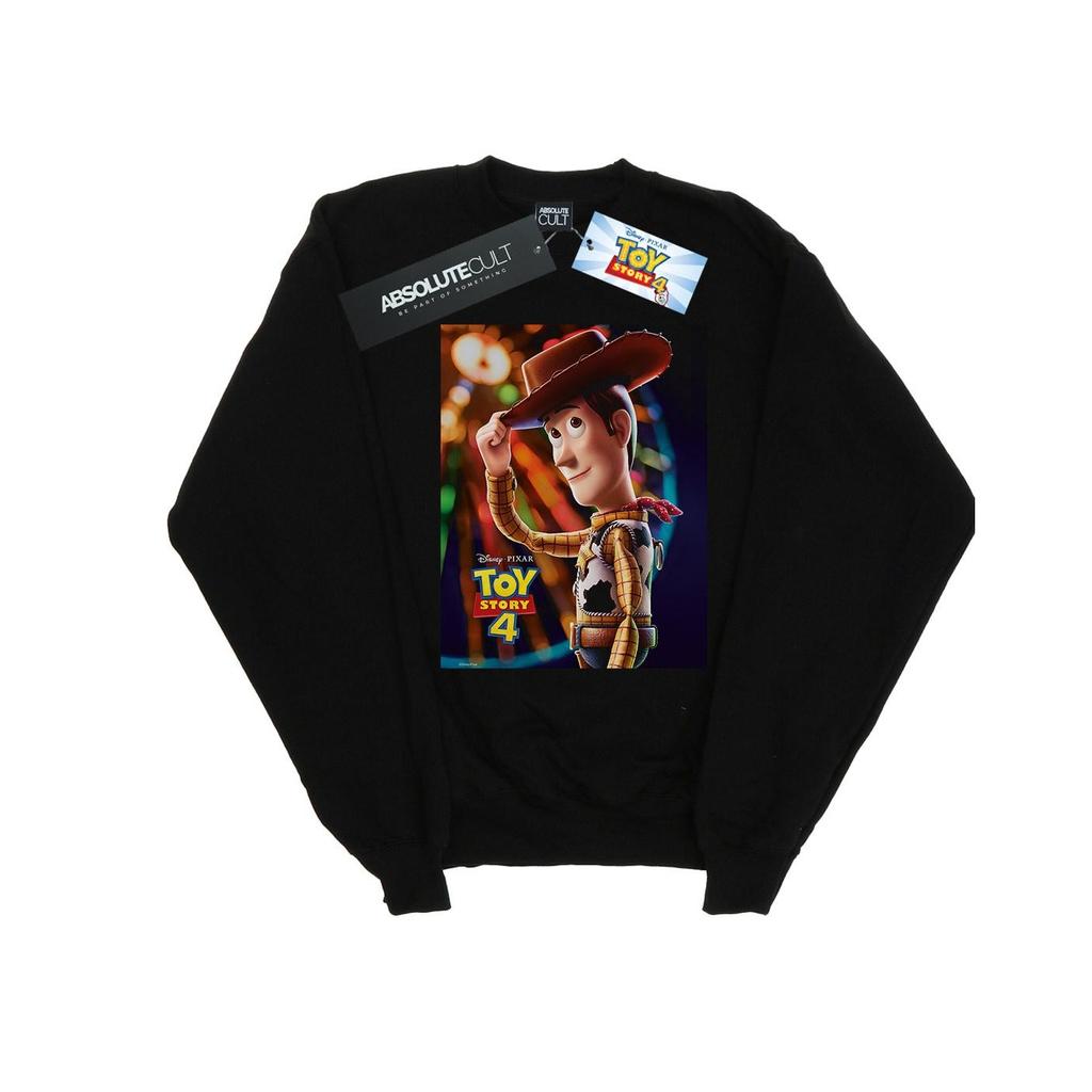 Disney Girls Toy Story 4 Woody Poster Sweatshirt