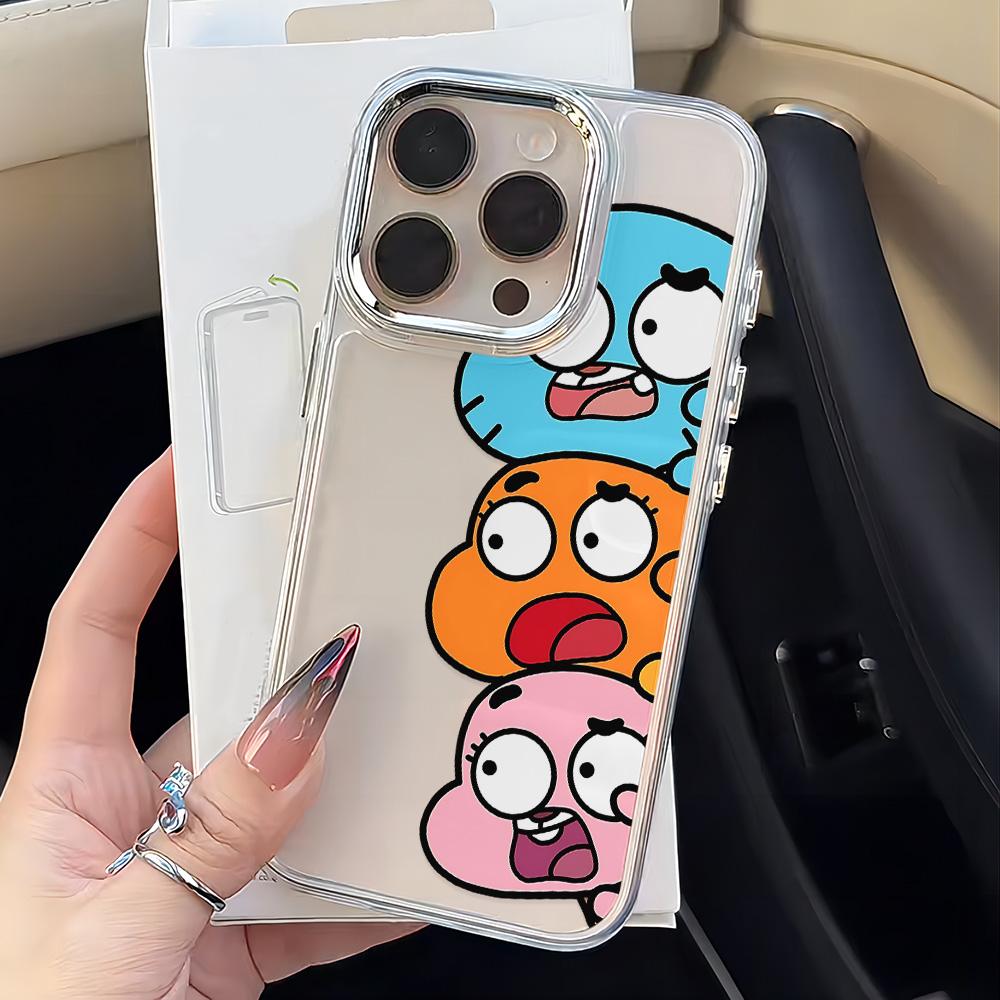 The Amazing World of Gumball Phone Case For iPhone 17 16e 16 15 14 13 12 11 mini Pro Max X XR XSMAX 8 7 Air Plus Soft Cover