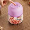 Electric Mini Garlic Chopper USB Meat Grinder Easy To Clean Compact Portable Garlic Ginger Crusher Kitchen Tool