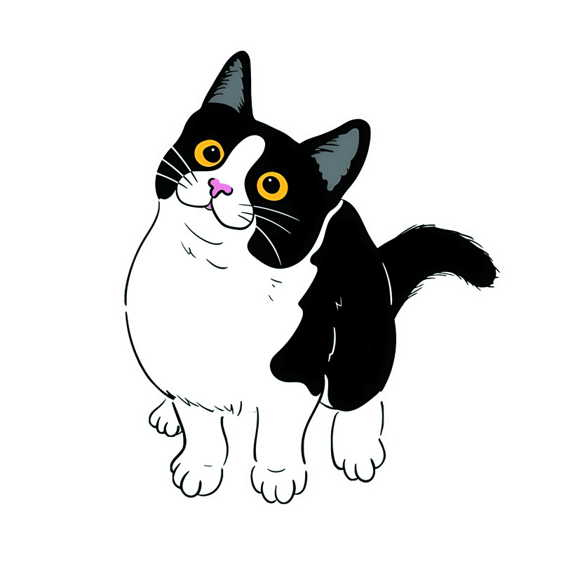 DS38#12.5x15см Милые мультяшные наклейки для автомобиля с кошкой Водонепроницаемая виниловая наклейка для грузовика, мотоцикла, скутера, наклейки, автомобильные аксессуары