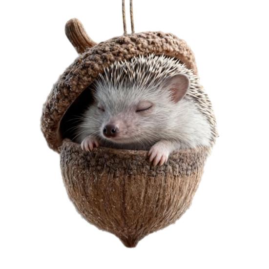 Лесные животные Желудь Украшения 2D Акрил Шишка Животное Подвеска на Рождественскую елку Уютное Лесное Рождественское украшение для Домашнего Декора