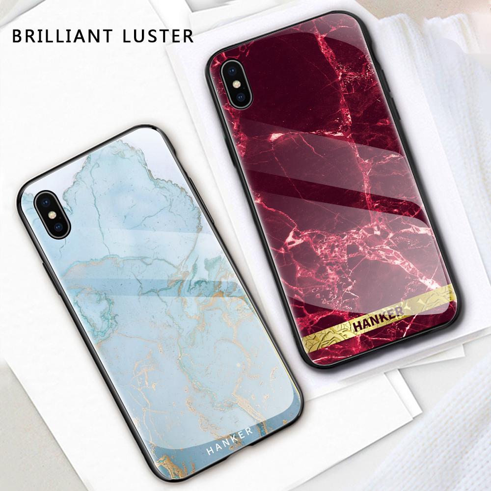 For Honor X9 X9a P20 P30 P40 P50 Pro P40 Lite Infinix Hot 12i 40i Smart 8 Pro Vivo V23e V25e Fashion Hard Glass Marble Pattern Shockproof Phone Case