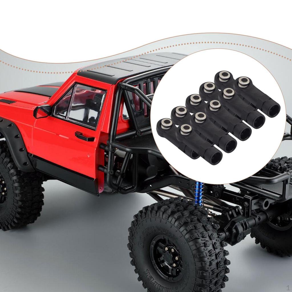 10 Pcs M4 Ball Joint Heads for RC Cars, Universal Remote Control Toys, 1/10 And 1/8 Crawler