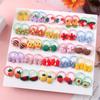 10PCS/Set Cute Cartoon Animals Hair Bands Girls Elastic Rubber Band Headwear Hair Accessories