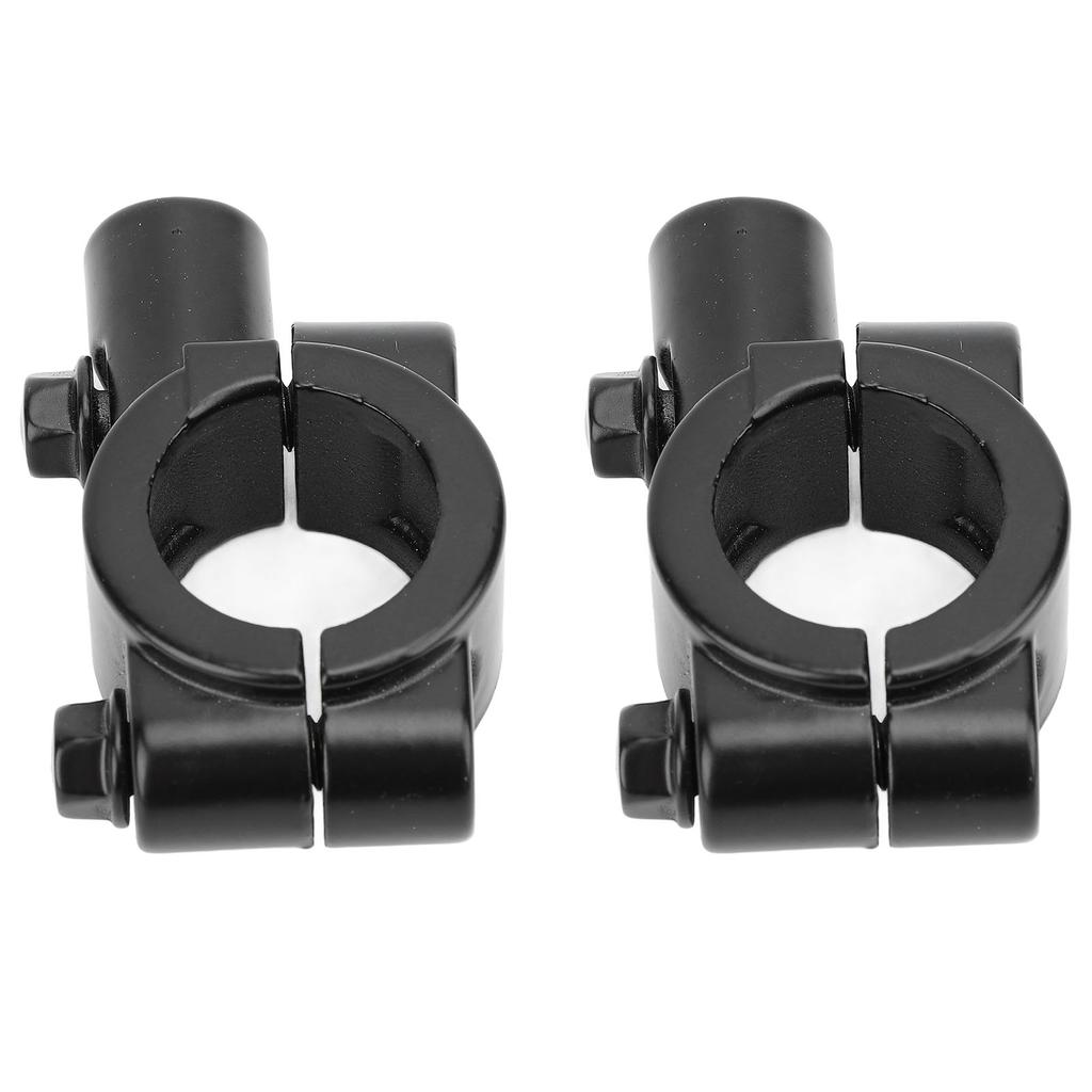 2 шт. Крепление зеркала на руль мотоцикла, зеркало заднего вида, 22 мм, держатель с резьбой, зажим-адаптер для мотоциклов, квадроциклов, скутеров