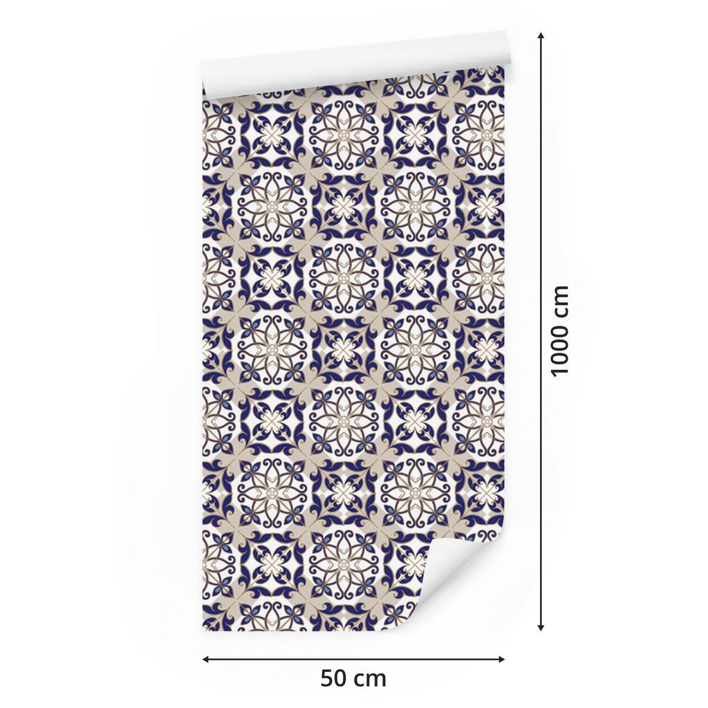 Wallpaper Beautiful stylish Moroccan mosaic for living room and bedroom 50x1000