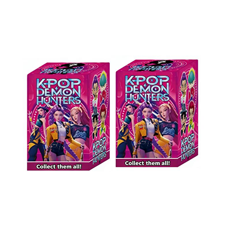 10-piece blind box Q Version K-pop Action Figure PVC Toy Derpys Saja Boys Rumi Mira Zoey Sussy Figurine Doll For Fans Gift