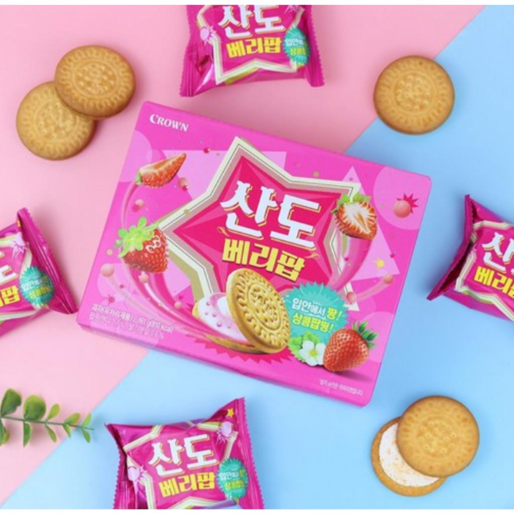 [Крон] Сандо Молоко Поп & Ягодный Поп 161г