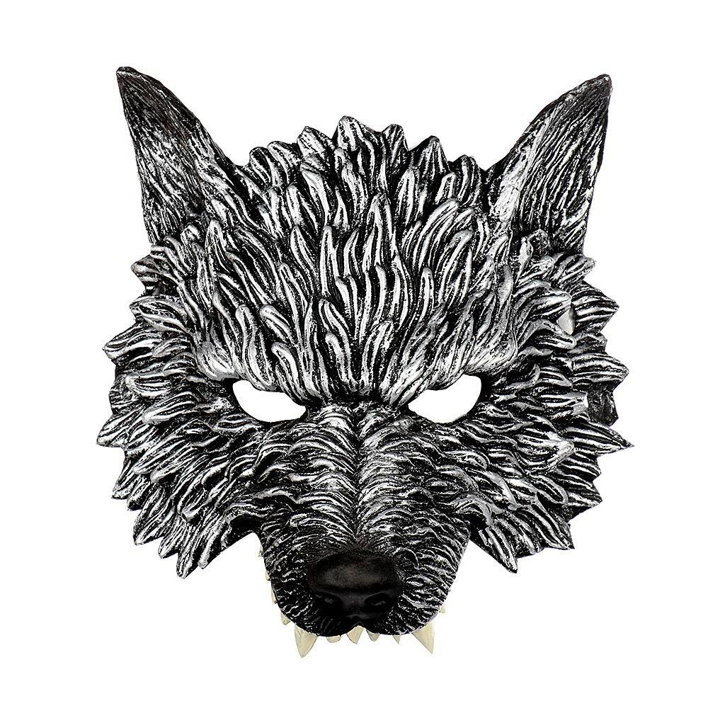 Eye Mask Halloween Wolf Mask RP Foam Animal Mask Nightclub Cosplay Prom Props  Masquerade