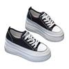 Small Canvas Shoes Women's Spring 2025 New Versatile Breathable Muffin Thick Sole Heightening Women's Shoes Casual Board Shoes
