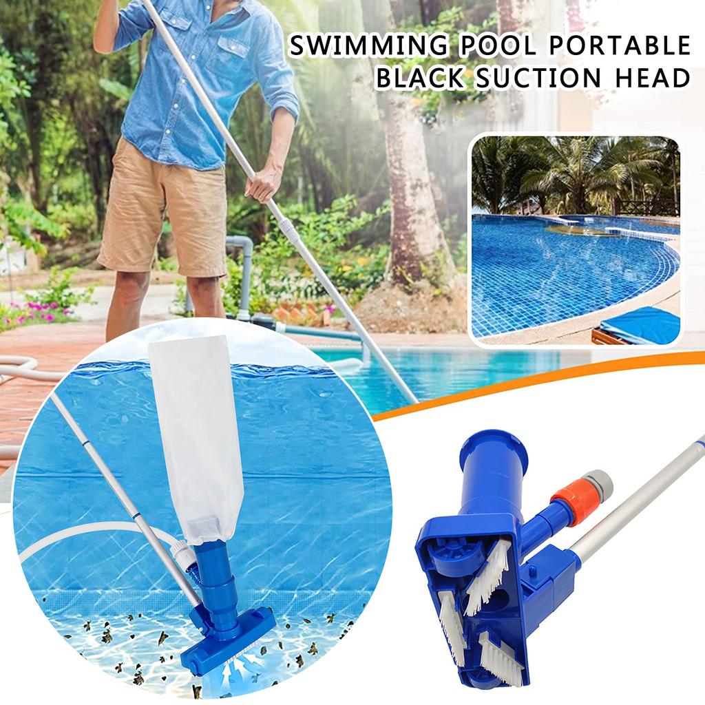 Professional Pool Cleaning Brush Set Portable Pond Vacuum Jet Underwater Cleaner with Handle for Swimming Pools Cleaning Tools