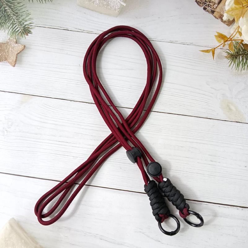 Регулируемый плетеный кроссбоди шнурок для телефона с защитой от потери, с задним зажимом и ремешком для лыжной перчатки