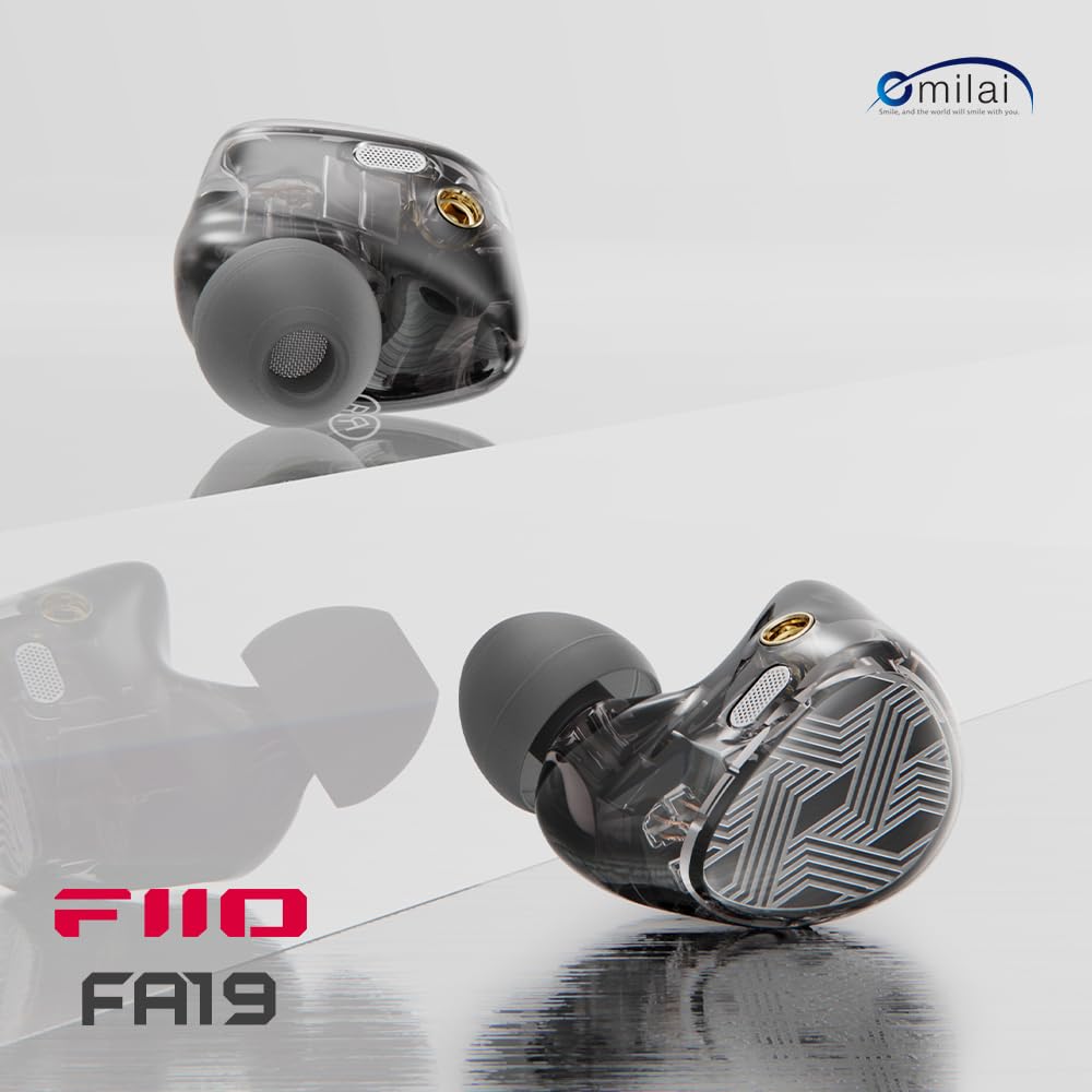 Fiio FA19 от авторизованного японского номера Проводные наушники-вкладыши Наушники FIO-IEM-FA19-B [Отправка от розничного продавца/Серийный номер в комплекте]