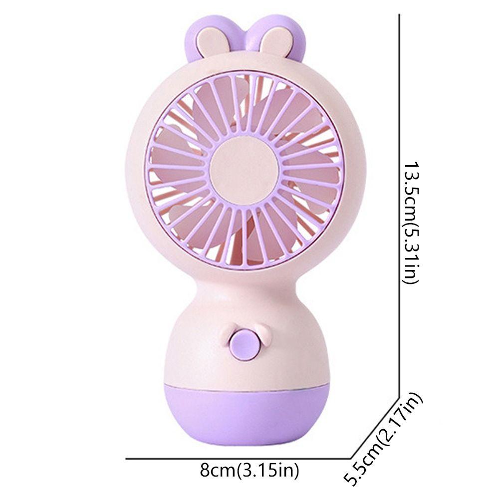 Portable Rabbit Desktop Fan Multifunctional Small Electric Fan Cooling Fan  for Office Desk Student