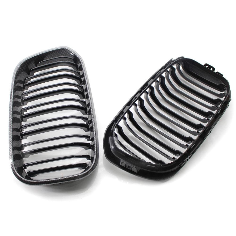 Ricoy Carbon Fiber For BMW F20 F21 120i 118i 116i 116d M135i M140i 2015 2016 2017 2018 Hatchback Sport Kidney Grill Grille