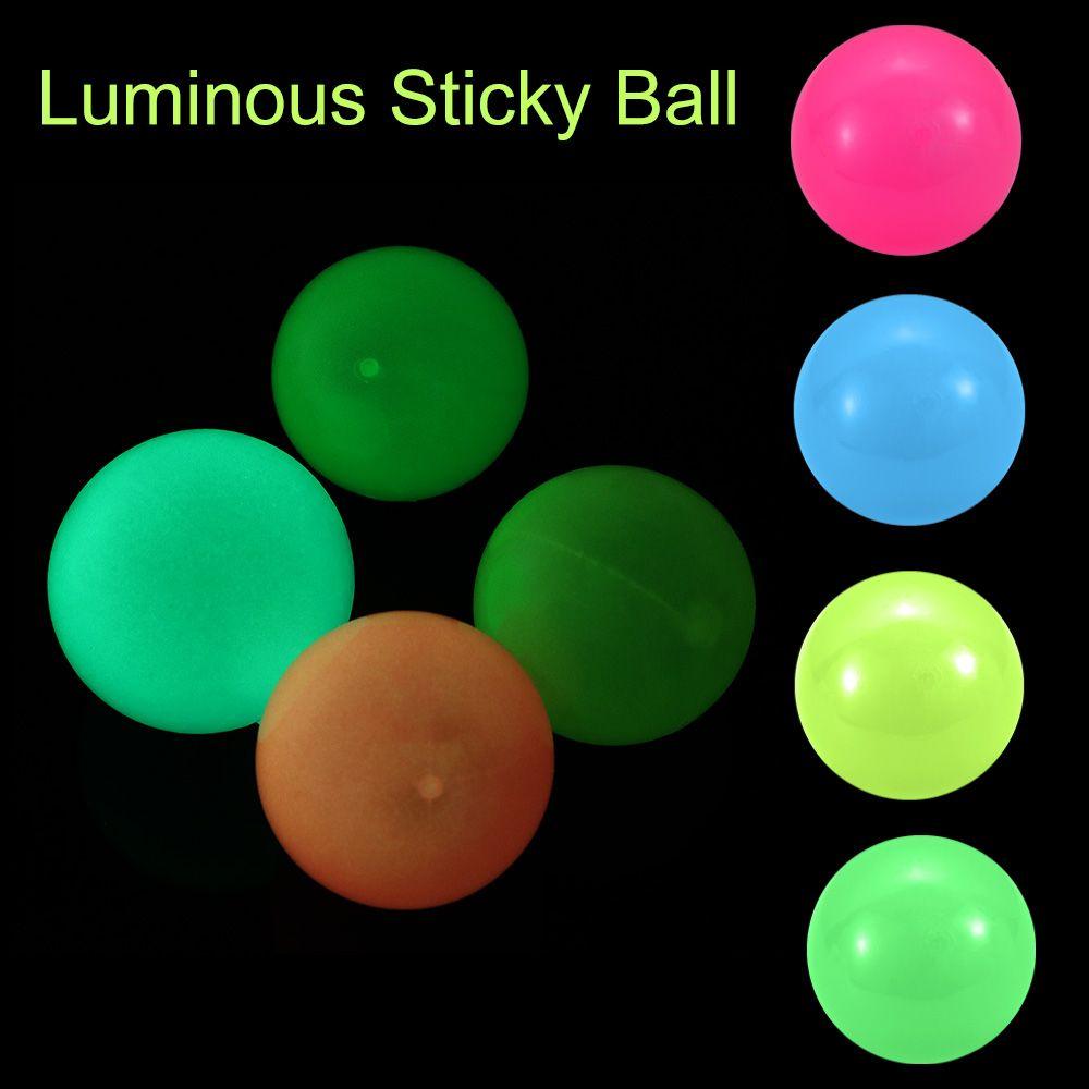 Throw Ball Sticky Ceiling Balls Target Luminous Sticky Ball Glorbs Balls  for Kids and Adults