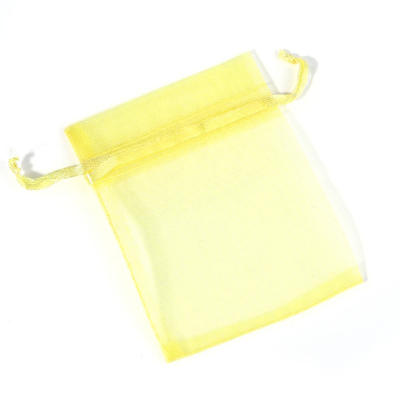10Pcs Single Color Wedding /Ornament/Gift Wrap Yarn Bag Organza Bags Tulle Drawstring Bag Jewelry Pouches Packing Wholesale