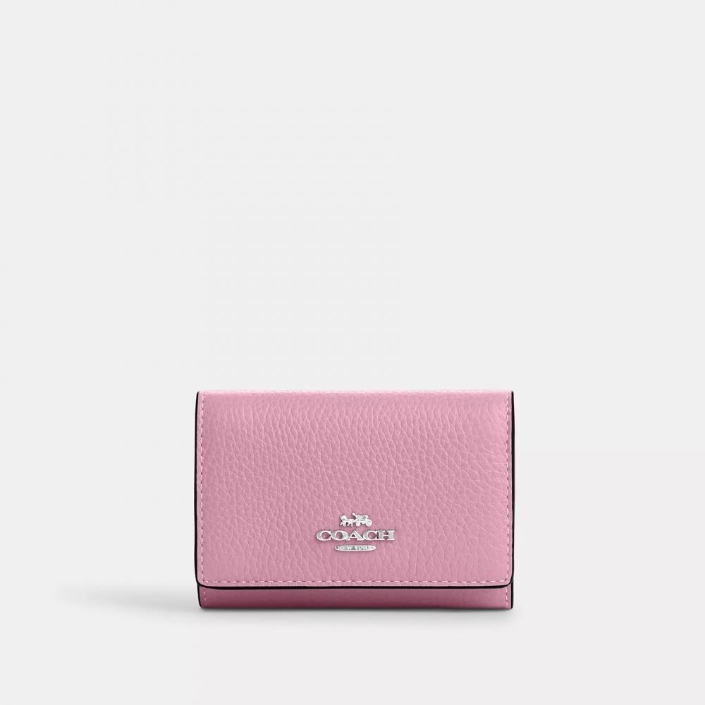 Coach Микро-кошелек Серебряный Деним