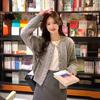 Autumn New Women's Sweater High-end Small Top Retro Coat Knitted Cardigan Women