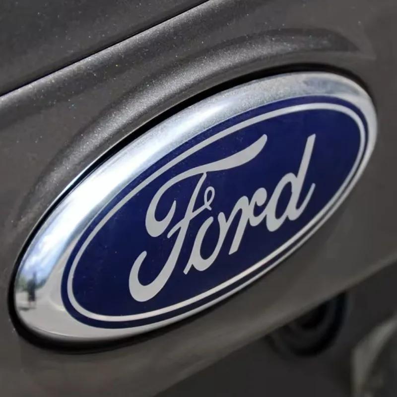 Car Sticker 2026 For Ford Car Front Grille Emblem Rear trunk Logo Badge Sticker Accessories For Ford Focus mk2 mk3 Fiesta mk7 Ra