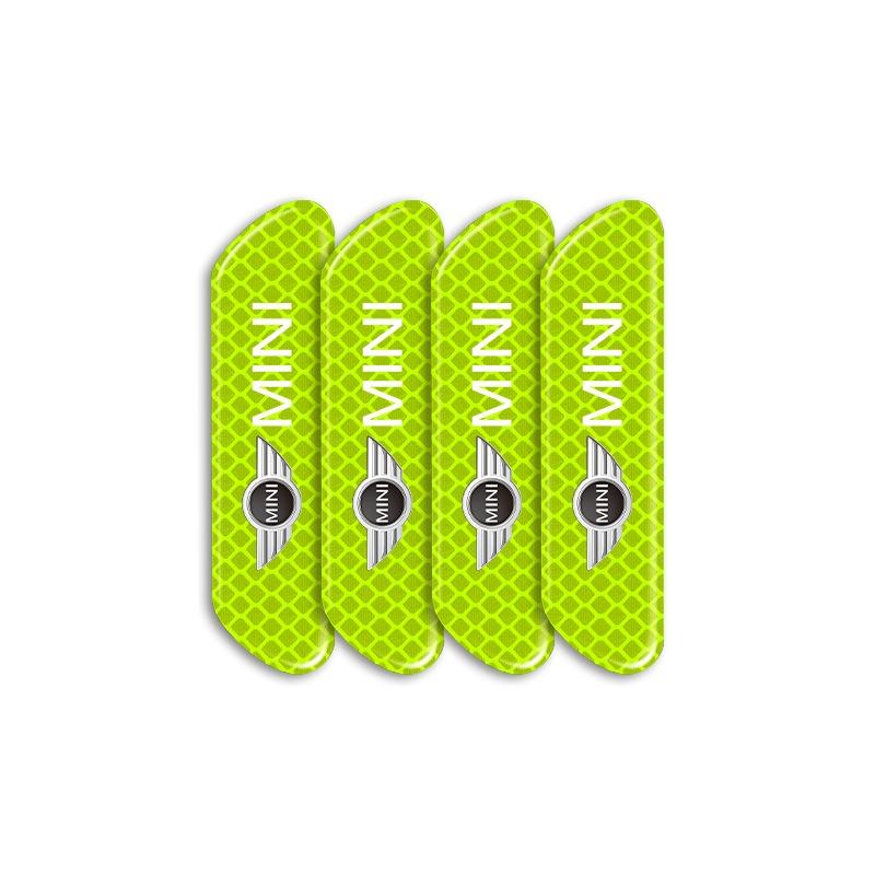 4 шт./компл. Светоотражающая наклейка на дверь автомобиля Ночной свет Предупреждающая наклейка Для MINI Cooper Countryman Clubman F54 F56 F55 F60 R60 R61