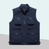 Spring And Autumn Men'S Vest Mesh MultiPocket Tooling Photography Fishing Reporter Outdoor Vest