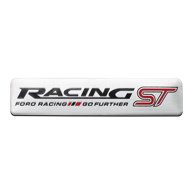 TQ012For Ford Fiesta Kuga Mondeo Mustang S-MAX C Max Ranger mk4 3D Aluminum Car Body Emblem Stickers Tail Trunk Badge Decal Accessory