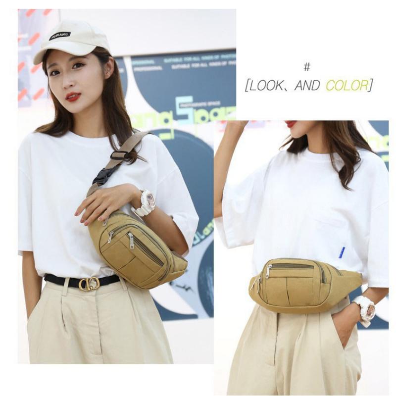 Waist Bag Multifunctional Large Capacity Water-resistant Cashier Business Bag Wear-resistant Outdoor Sports Cellphone Wallet