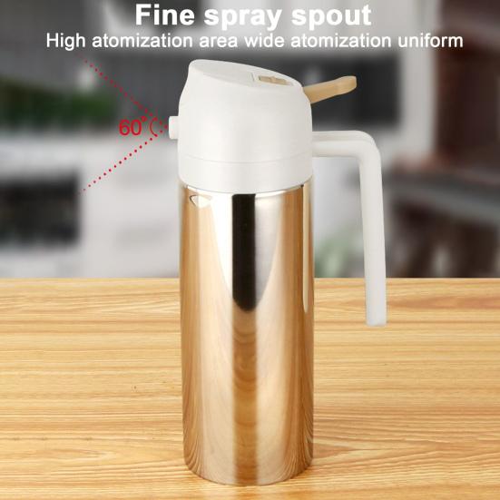 360/450/500 мл распылитель масла из нержавеющей стали, многоразовый распылитель для приготовления пищи, гриля, выпечки, жарки, салата, барбекю, дозатор оливкового масла, распылитель для кухни