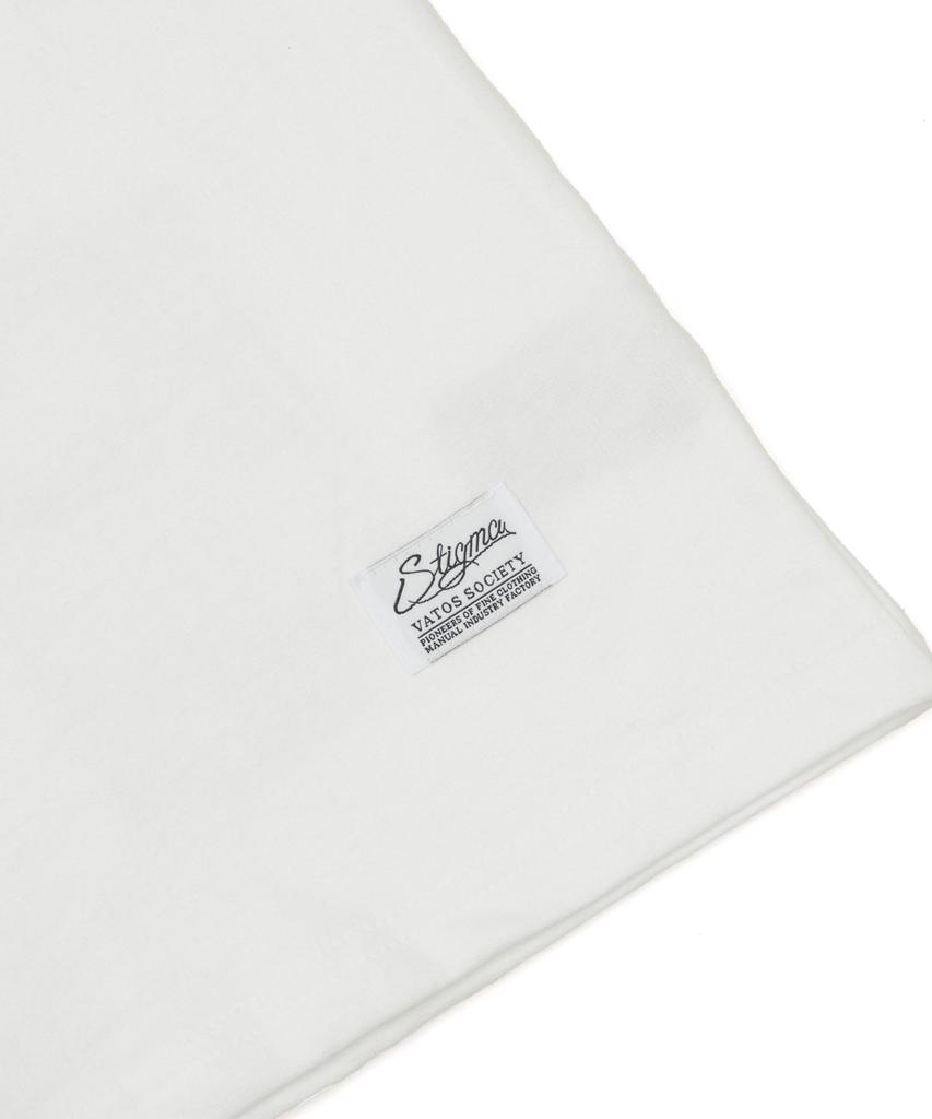 STIGMA Camouflage Pocket Semi-Oversized T-Shirts White