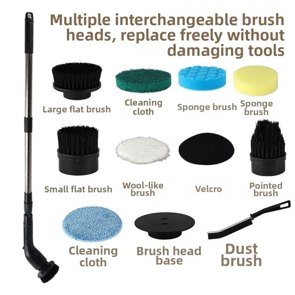 Wireless Electric Spin Scrubber Rechargeable Window Cleaner Parlour Cleaning