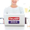 10 шт. 2024 наклейка Трампа на бампер на заказ наклейка Трампа чехол для телефона бампер автомобиля декор для президентских выборов 3,9*5,9 дюйма