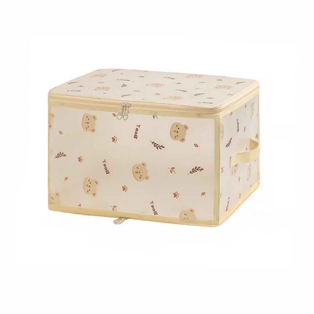 Foldable Clothes Storage Box Waterproof Closet Storage Organizer Bedroom