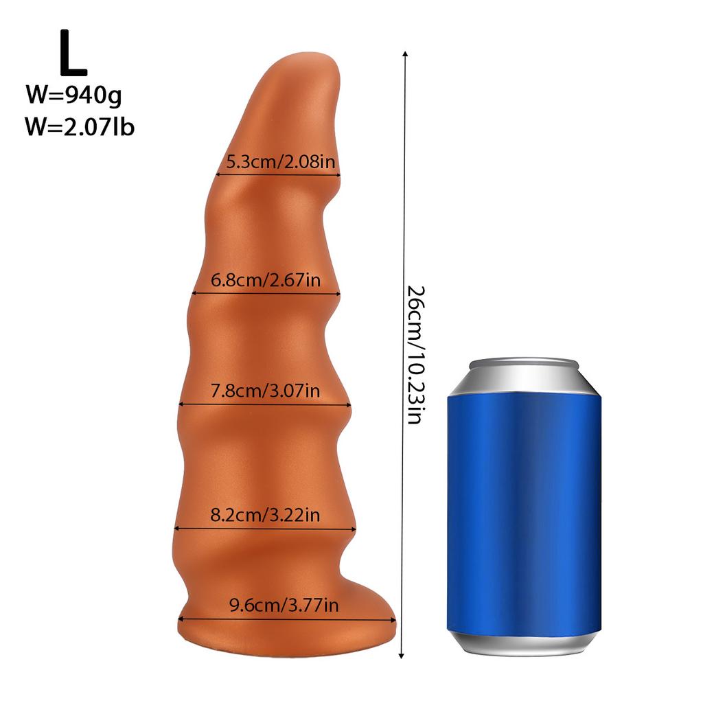 Силиконовая волна Анальная пробка Пара Сексуальная Мастурбация Анус Секс-игрушка Мужчины и Женщины Носят Анти-офф Хризантема Расширение Дилдо