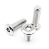 M2 M2.5 M3 M4 M5 M6 M8 Large Flat Hex Hexagon Socket Allen Head Connect Joint Bolt Furniture Rivet Screw 304 A2 Stainless Steel