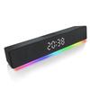 Soundbar Bluetooth Speaker 2 Stereo Sound Big Digital Alarm Clock Display RGB Light Wireless Bluetooth 5.0 Support TWS  Alarm Clock Desktop Speaker