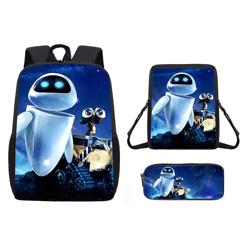 Astro Bot Backpack For Kids With Breathable Oxford Fabric And Cartoon Print For School Use