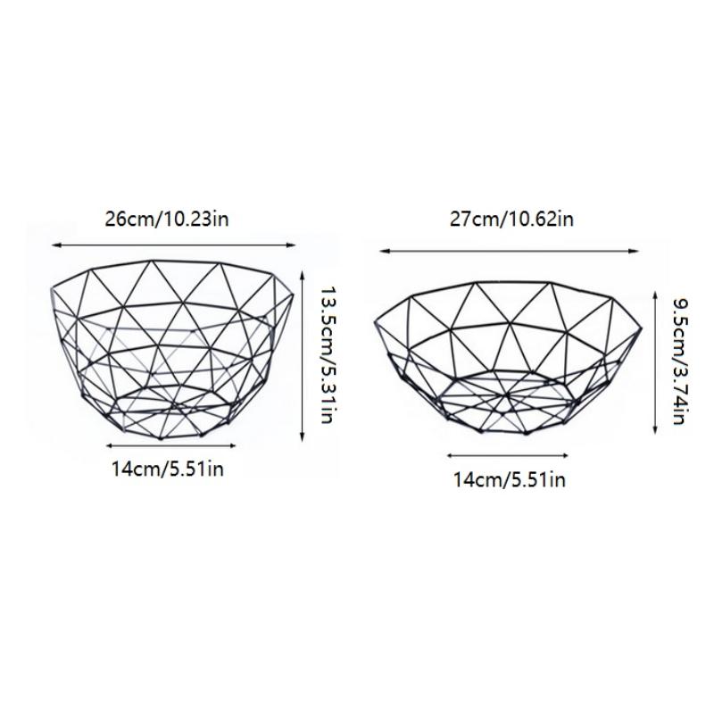 Фруктовница Мойка фруктов Полая корзина для слива Железная фруктовая корзина Гостиная Журнальный столик Популярная в сети фруктовая тарелка Корзина для хранения закусок