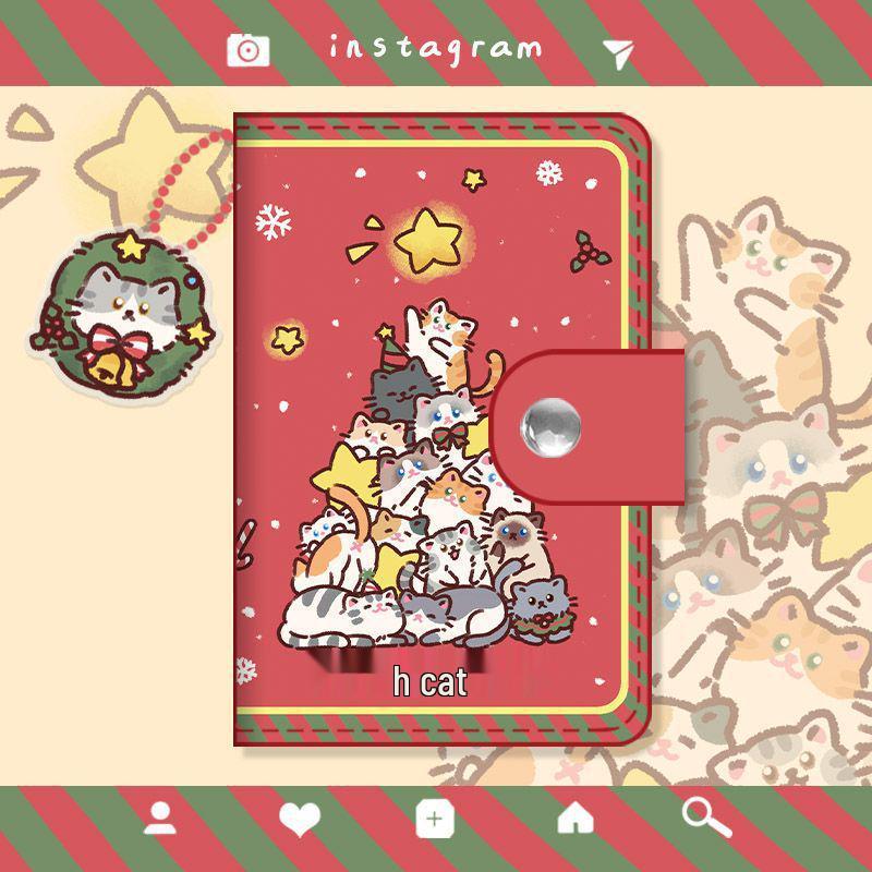 Korean Style Leather Card Holder: Women's Large Capacity Anti-Magnetic Purse with Multi-Card Slots and Coin Storage.