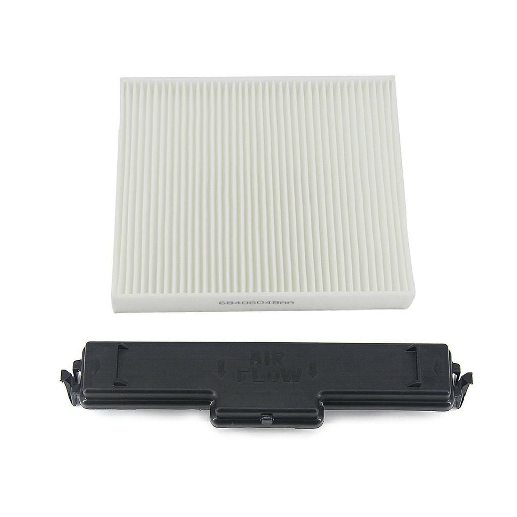 Cabin Air Filter Kit, Air Conditioning Filter and Access Door Set Replacement for Dodge Ram 1500