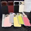 Применимо к чехлу для мобильного телефона iPhone17PROMAX, рисунок из кожи личи, большое окно, полностью закрывающее объектив, Apple 14plus, защита от падения.