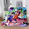 Japanese portable Dragon Cartoon Ball flannelette lightweight thin sheet sofa cover family office casual warm throw blanket.
