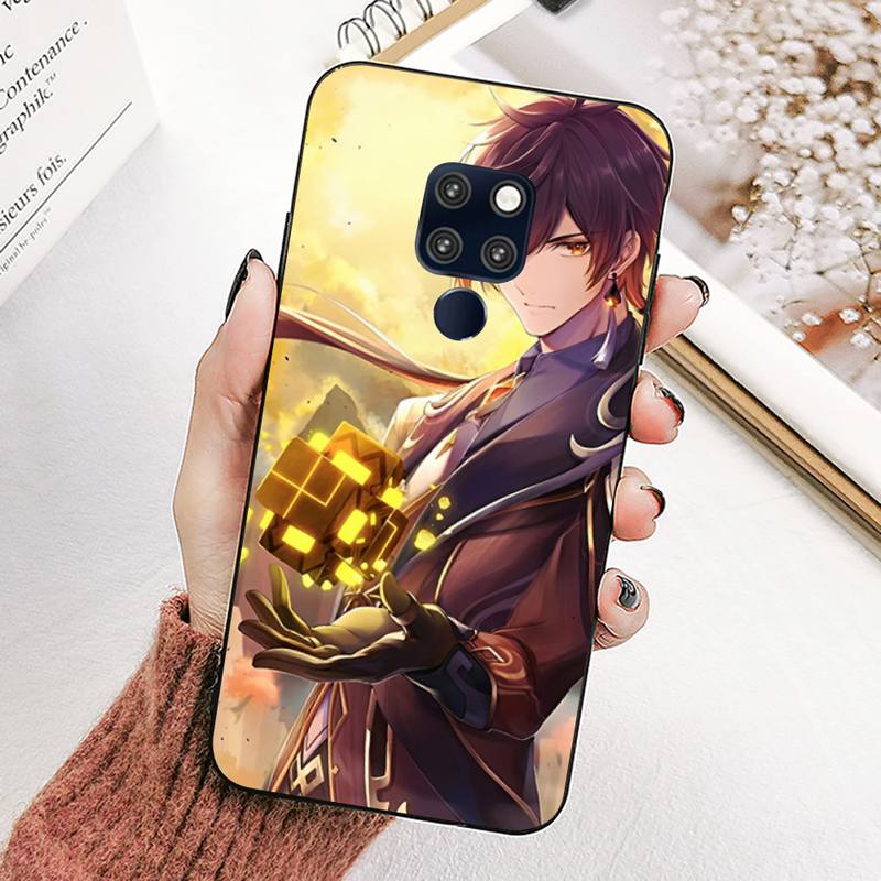 Genshin Impact God of Contracts Phone Case for Huawei Mate 20 10 9 40 30 Lite Pro X Nova 2 3i 7se