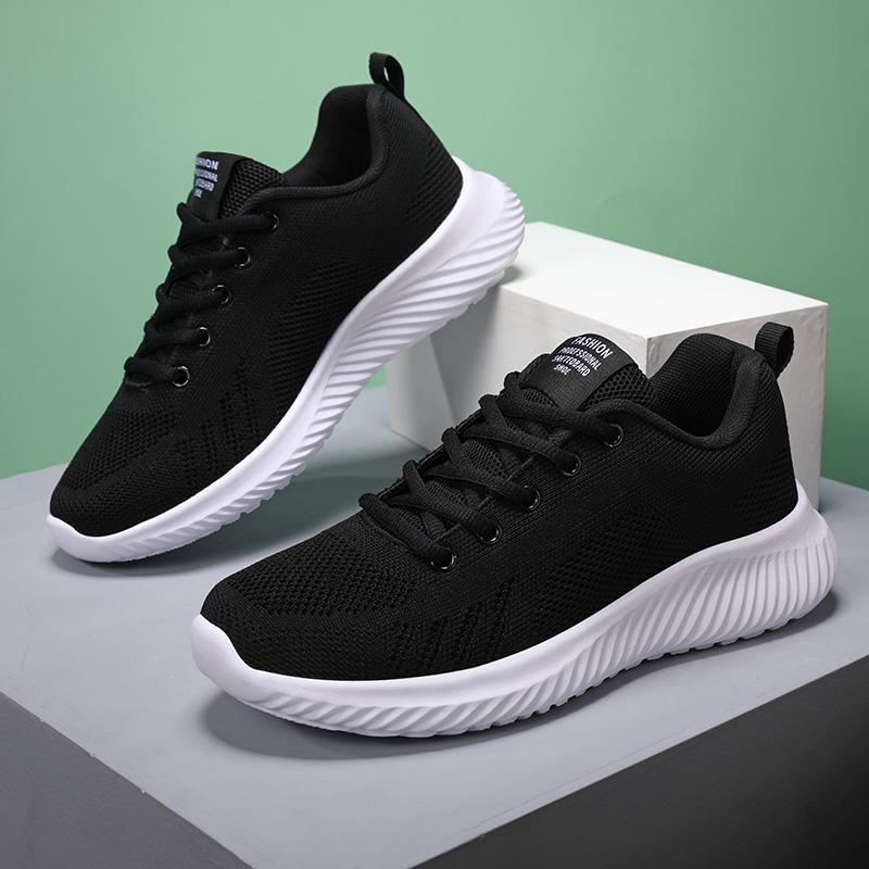 Fashion Casual Sports Mesh Women's Running Soft Sole Tennis Female Comfortable Summer Breathable Sneakers Lightweight Vulcanized Shoes